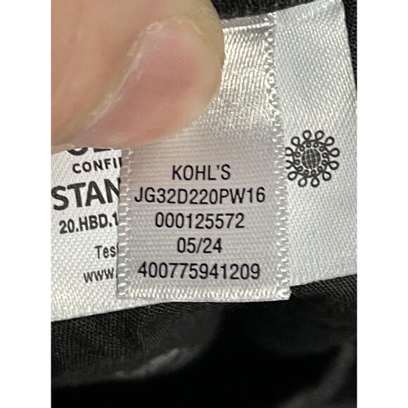 SO Jeans Womens 18 Plus Black High Rise Wide Leg Superstretch Black Wash Denim - Picture 13 of 13